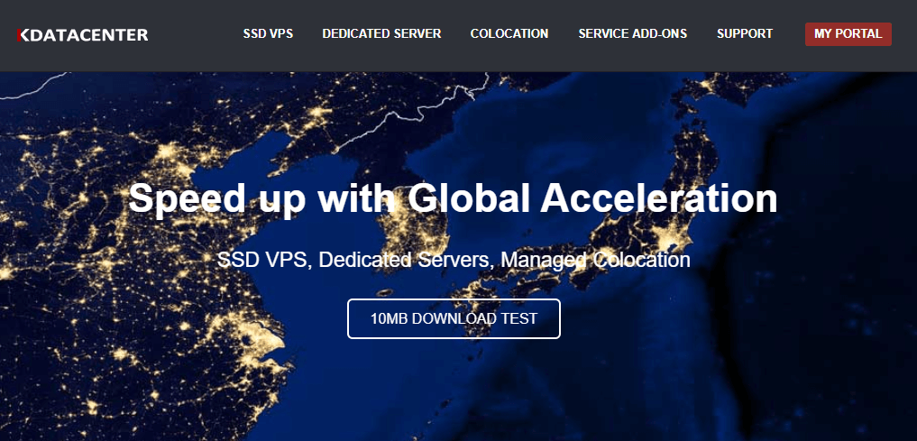 KDatacenter - 19美元/月 1GB 内存/100GB SSD/500GB流量/1G端口/韩国VPS/吃鸡VPS-主机迷