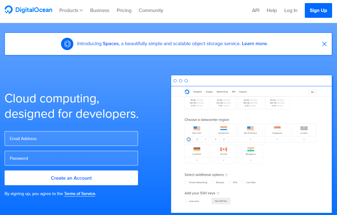 DigitalOcean:新用户注册赠送15美元-主机迷