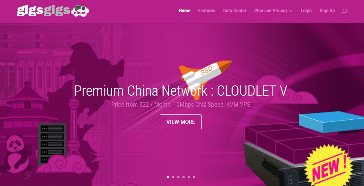 GigsGigsCloud:香港VPS/双程PCCW/100Mbps/月付8.8美元起-主机迷